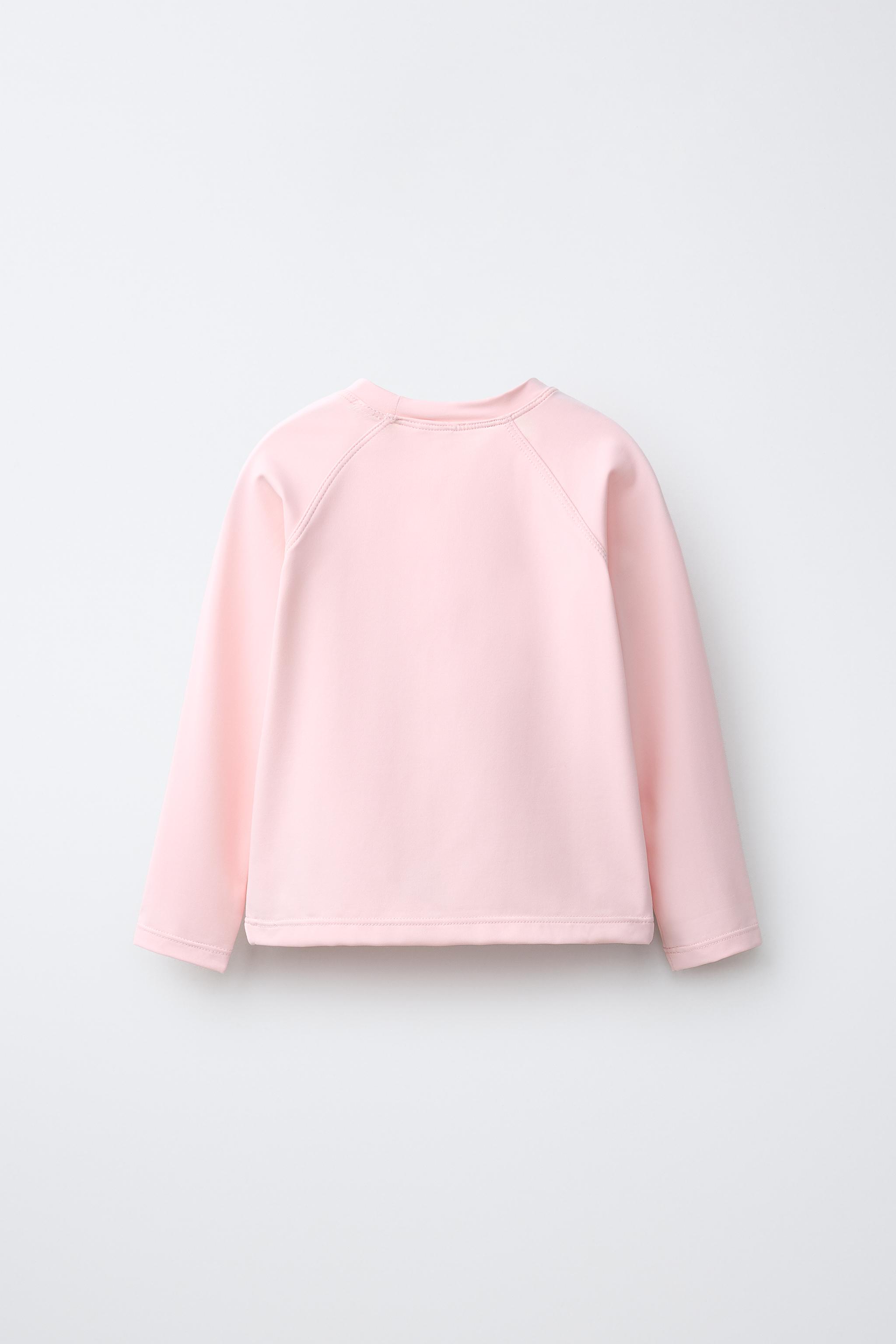 1-6 ANS/ T-SHIRT DE BAIN FRAISE BRODÉE PROTECTION SOLAIRE